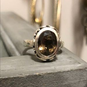 Silpada Brown Scroll Ring Size 5